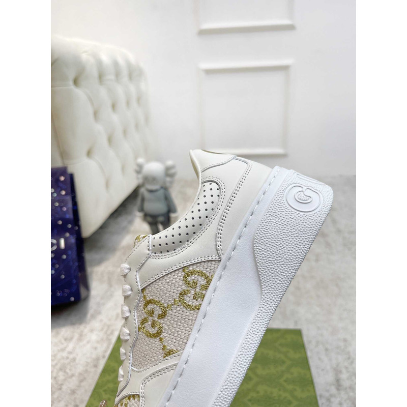 G*u*i damensneaker mit gg weißes