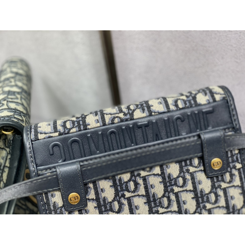 D*or 2-in-1 30 montaigne pouch D*or oblique jacquard blue