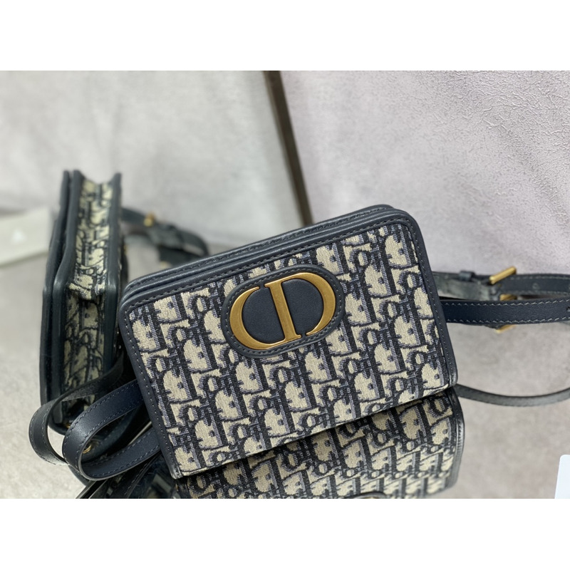 D*or 2-in-1 30 montaigne pouch D*or oblique jacquard blue