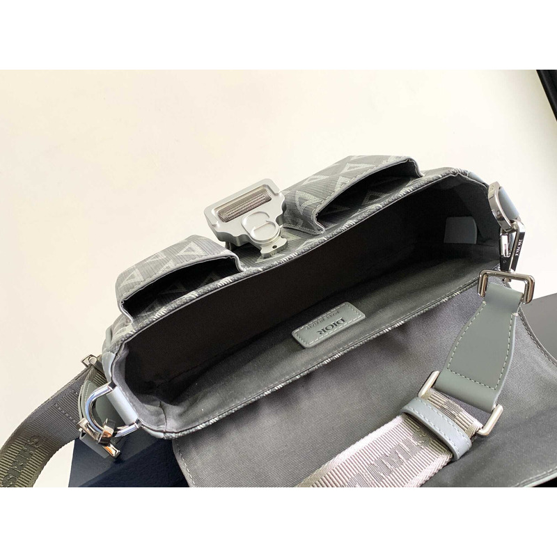 d*or hit the road bag with strap d*or gray cd Di*m*nd canvas