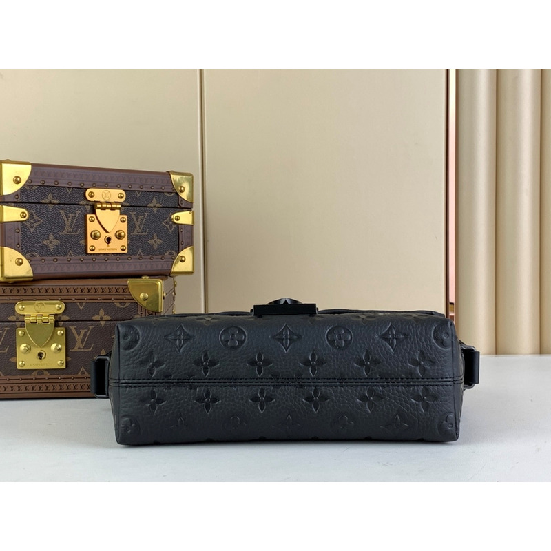 l**is V*t*n s-cape messenger taurillon monogram embossed cowhide leather