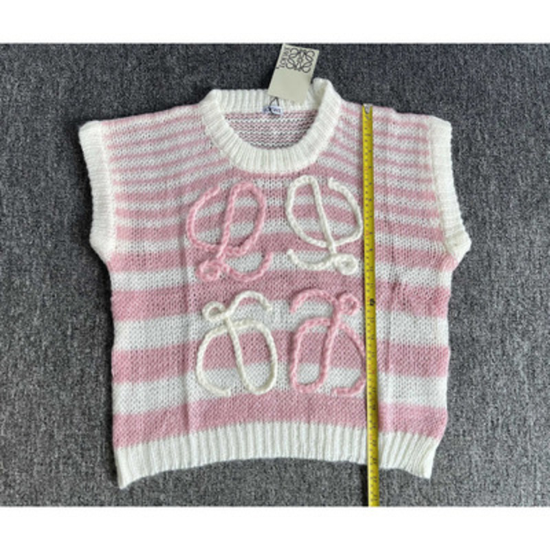 Loewe Tank Tops Pink And White