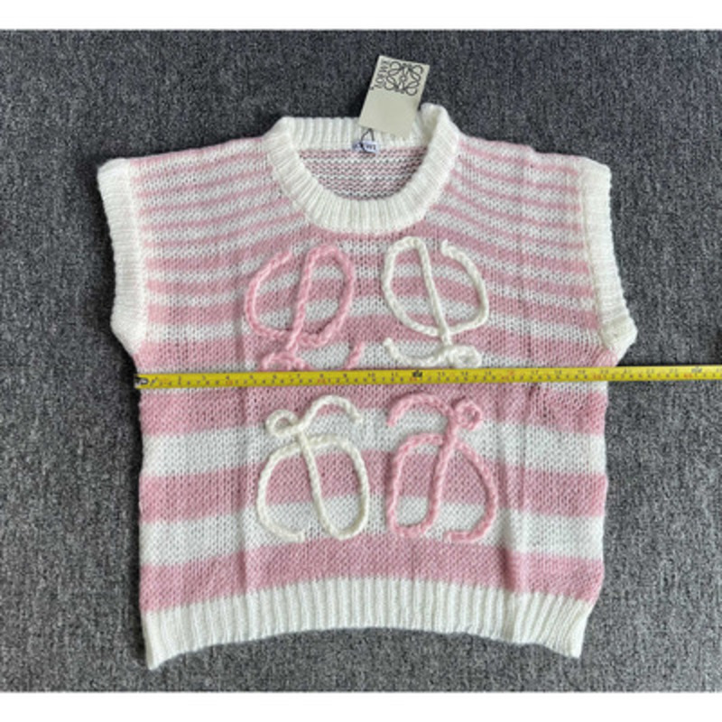 Loewe Tank Tops Pink And White