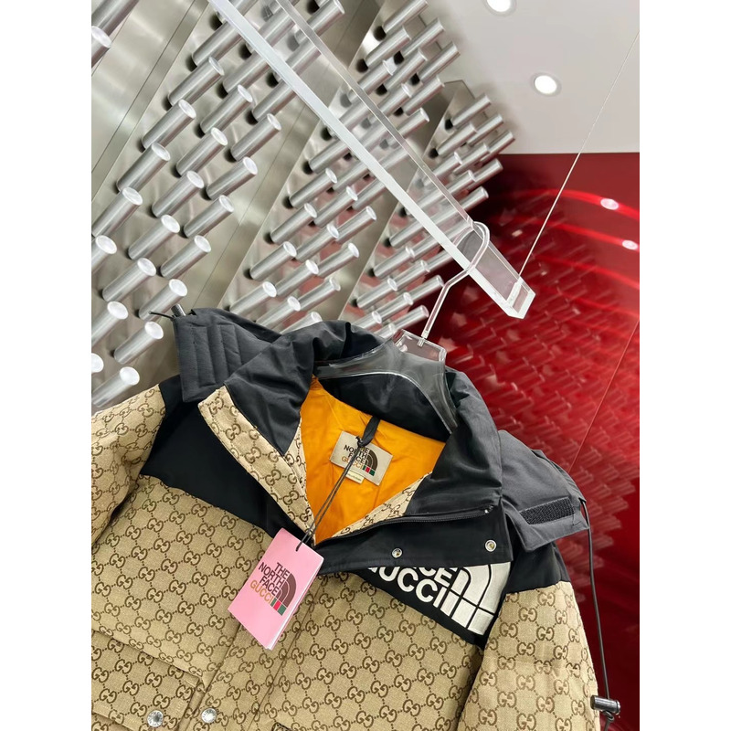 g*u*i x the n0*h F**e puffer jacket