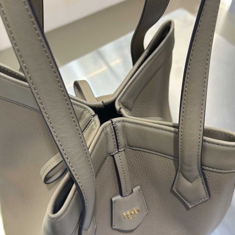 F**di origami medium bag leather handbags variety of green