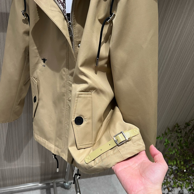 D*or hooded jacket D*or oblique beige