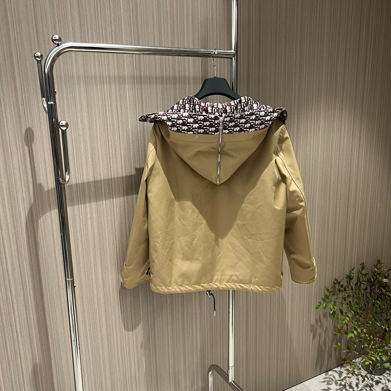 D*or hooded jacket D*or oblique beige