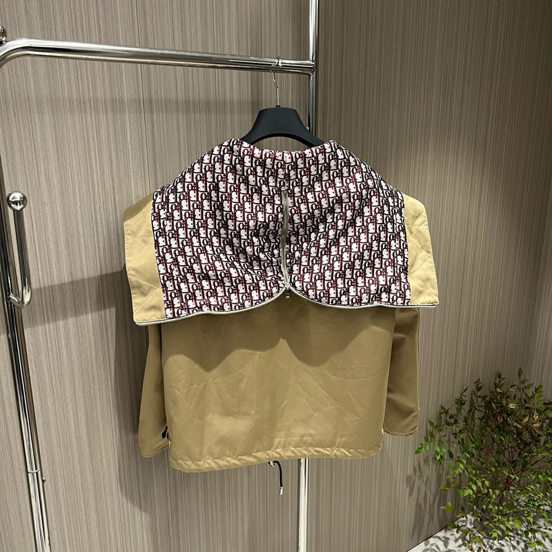 D*or hooded jacket D*or oblique beige