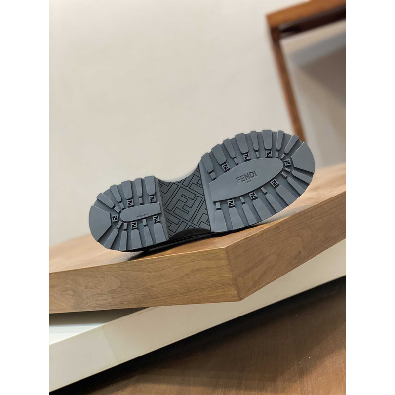 F**di o’lock loafers leather black