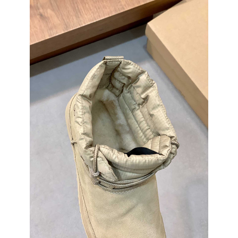 UGG Classic Mini Lace-up Weather Boot Beige