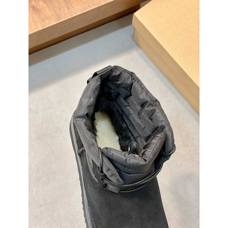 UGG Classic Mini Lace-up Weather Boots Black