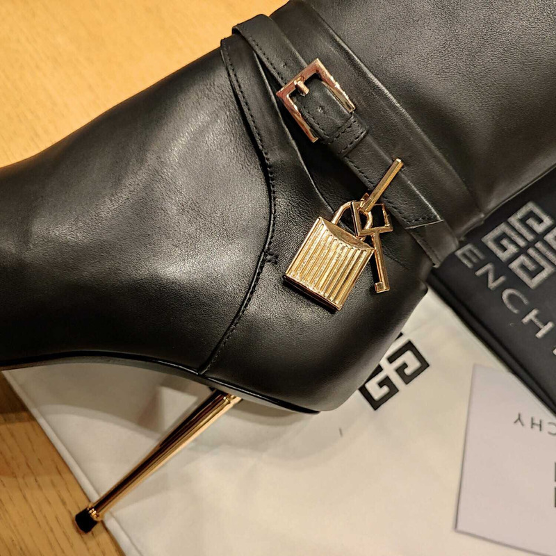 Givenchy G Cube Heeled Boots Black
