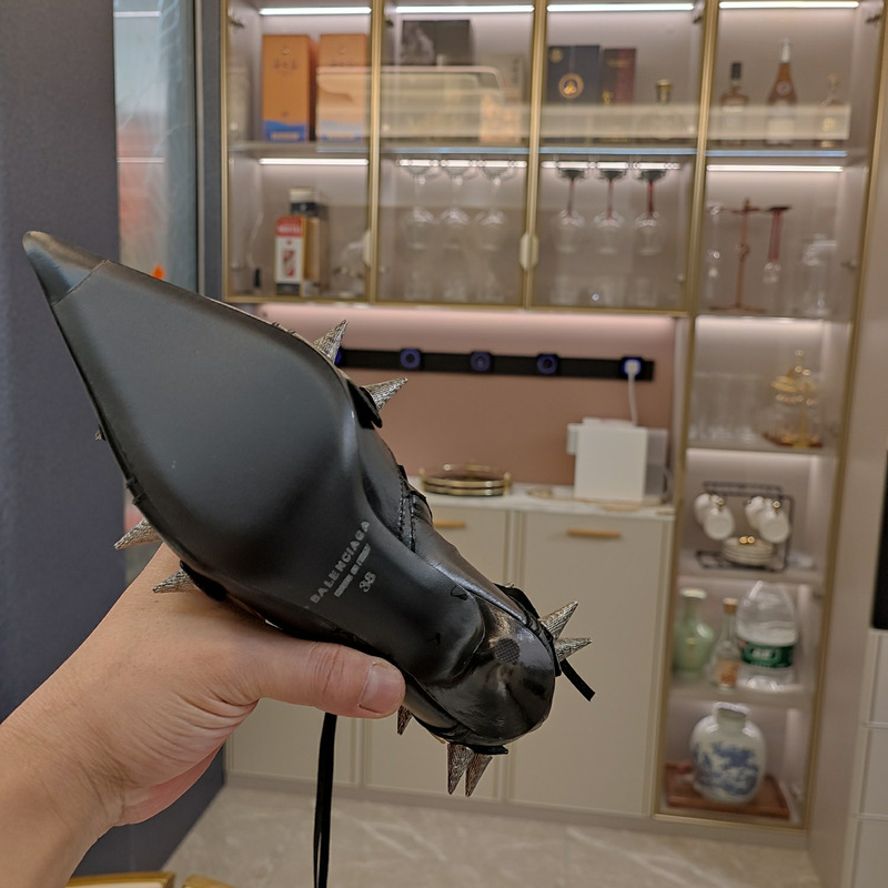 Ba*len*cia*ga cagole ankle boots black