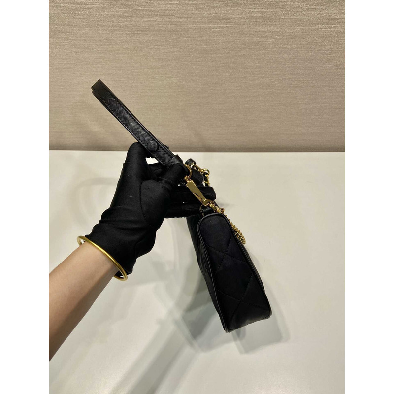 Pra*a re-edition 1995 chaîne re-nylon mini-bag black