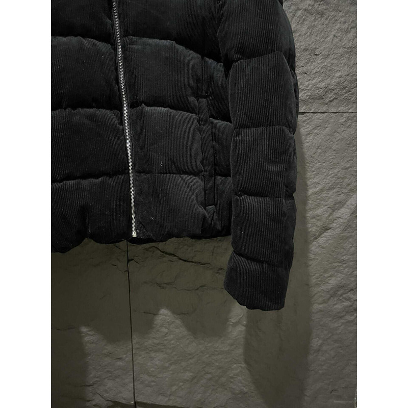 Pra*a cropped re-nylon down jacket black