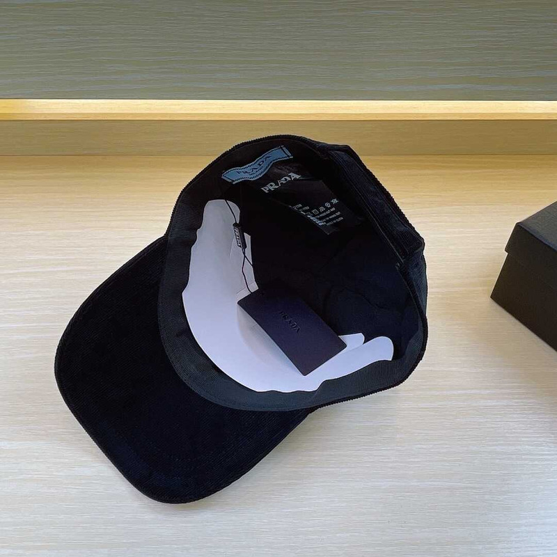 Pra*a re-nylon baseball cap black