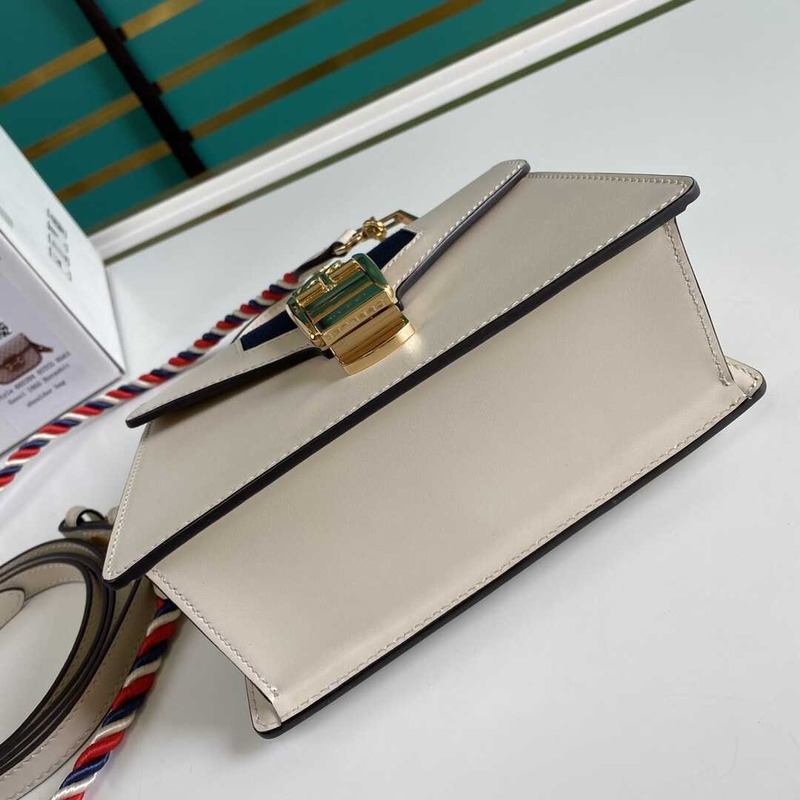 G*u*i sylvie shoulder bag (with strap) mini white