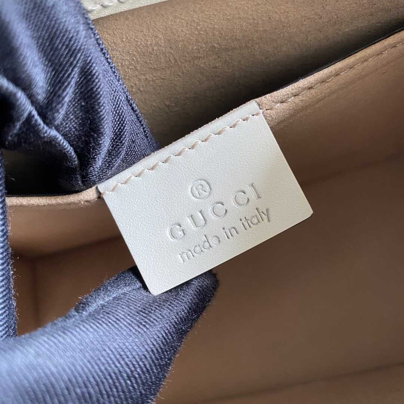 G*u*i sylvie shoulder gg web stripe mini bag beige