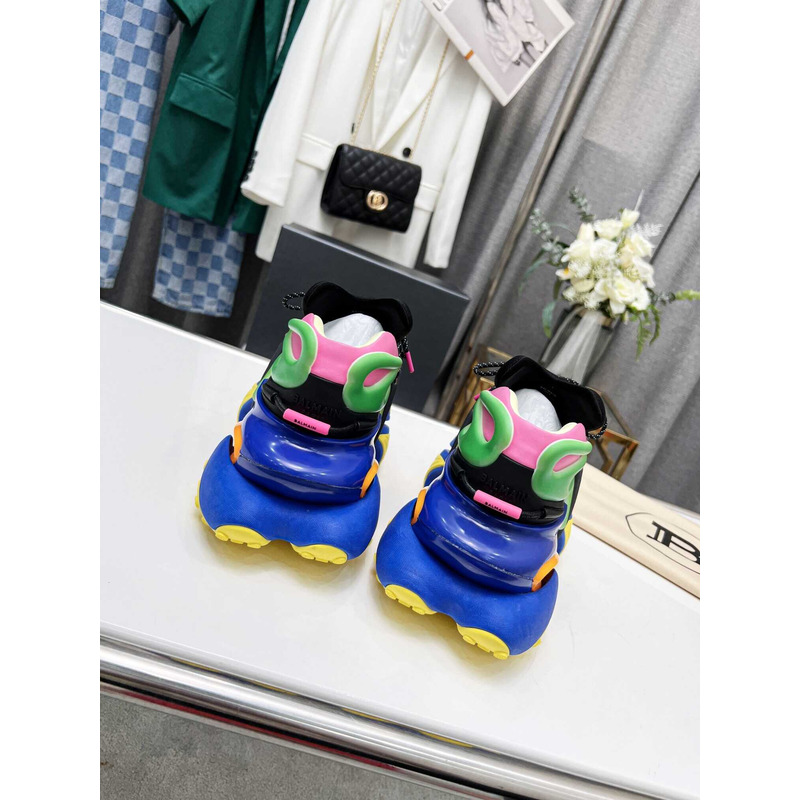 Balmain Unicorn Track Trainers Multicolor