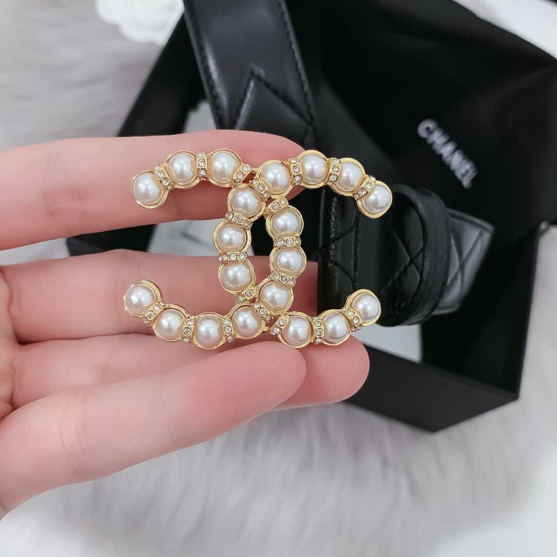 Ch*el cc buckle leather belt