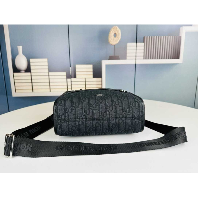 d*or safari N0*H-south tote bag black