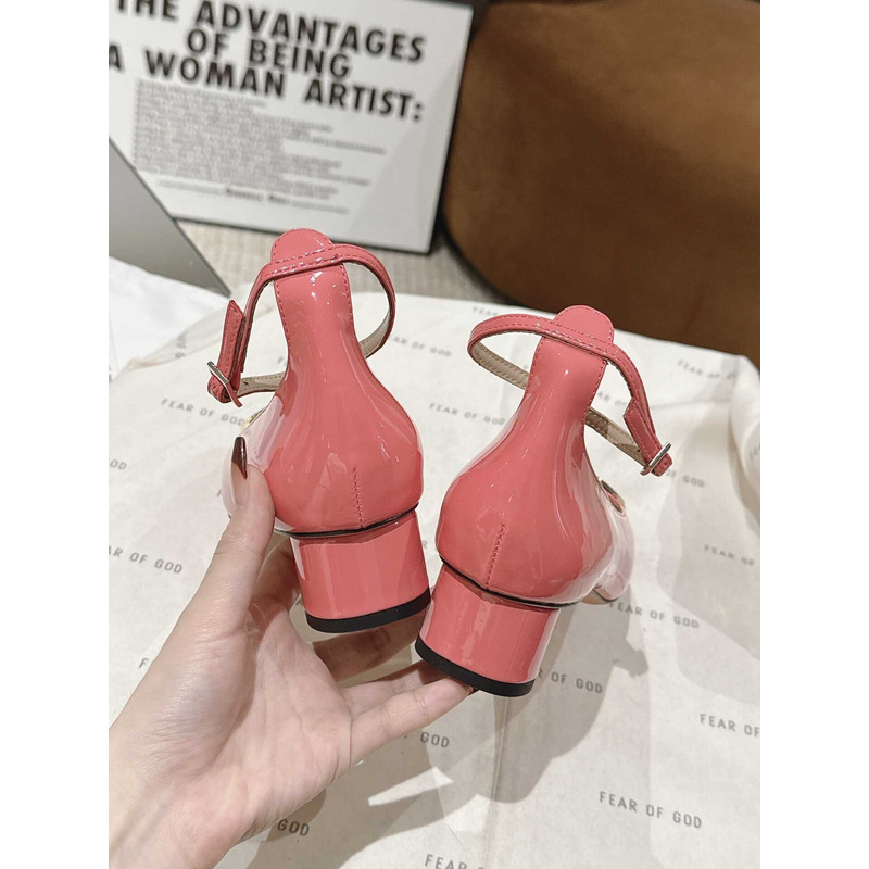 forever D*or pump pink patent calfskin