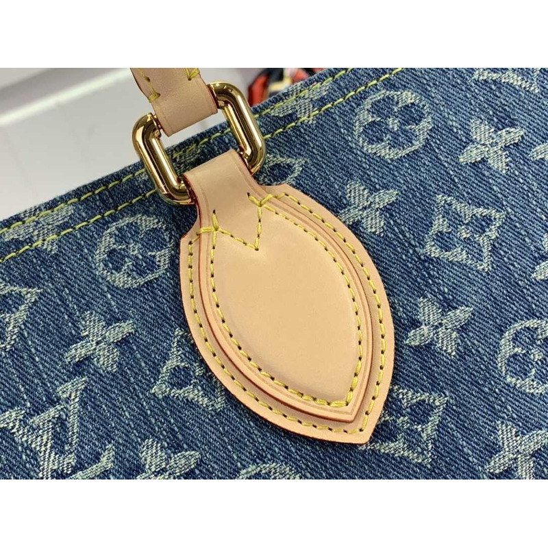 l**is V*t*n onthego mm tote bag denim blue