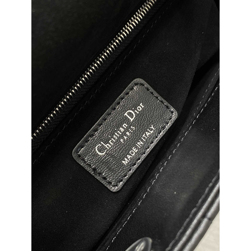 D*or small lady D*or bag lambskim black