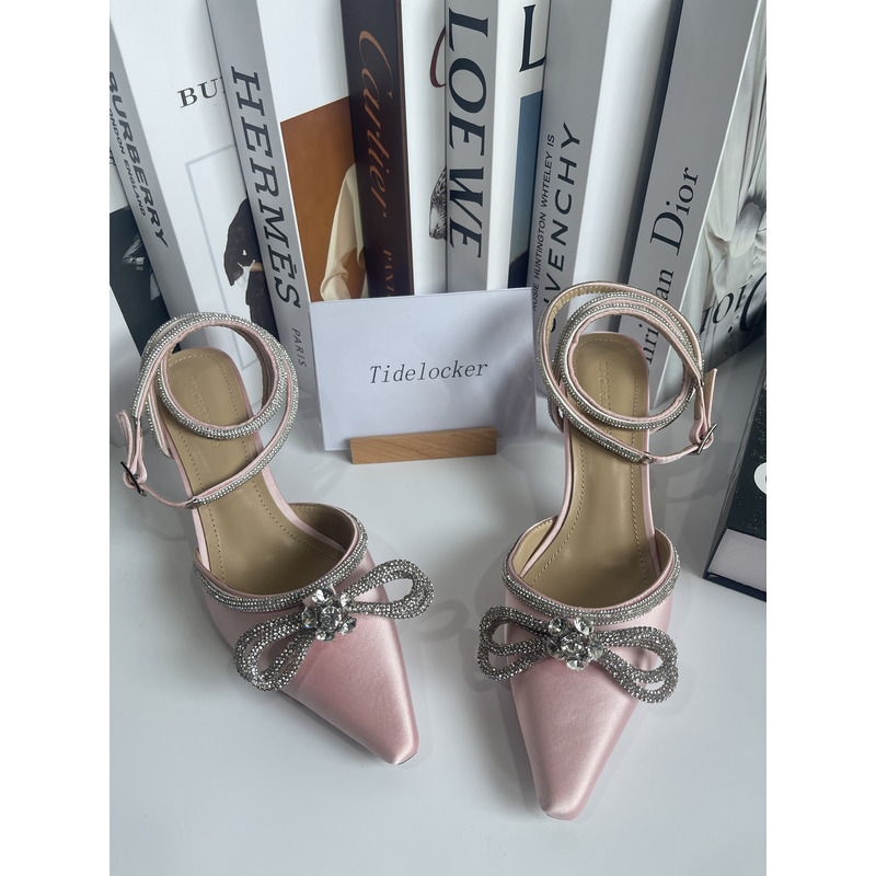 Mach & Mach Mach Bow High Heels Pink