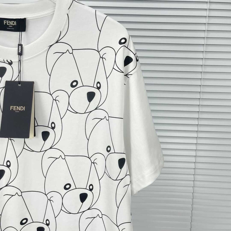 F**di bear t-shirt white