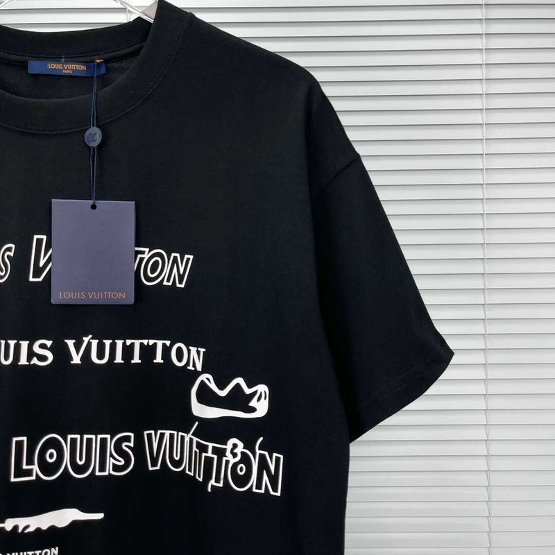 l**is V*t*n x nocimh“double logo” t-shirt black