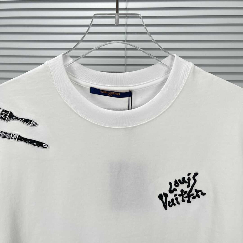 l**is V*t*n cotton t-shirt white