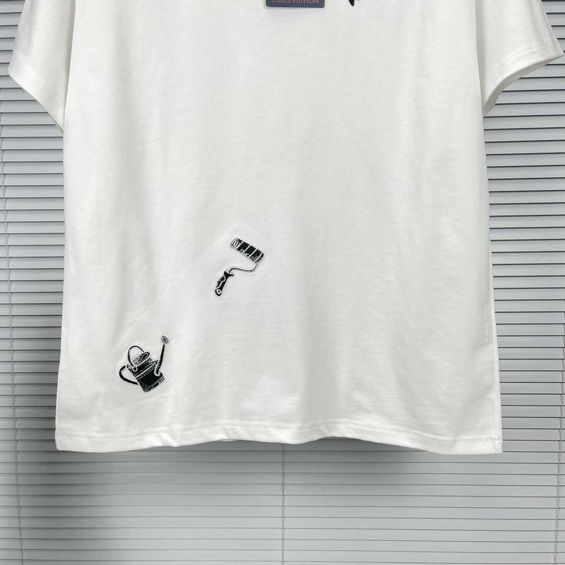 l**is V*t*n cotton t-shirt white