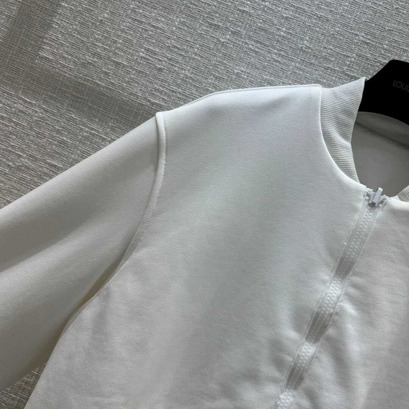 l**is V*t*n zip jacket white