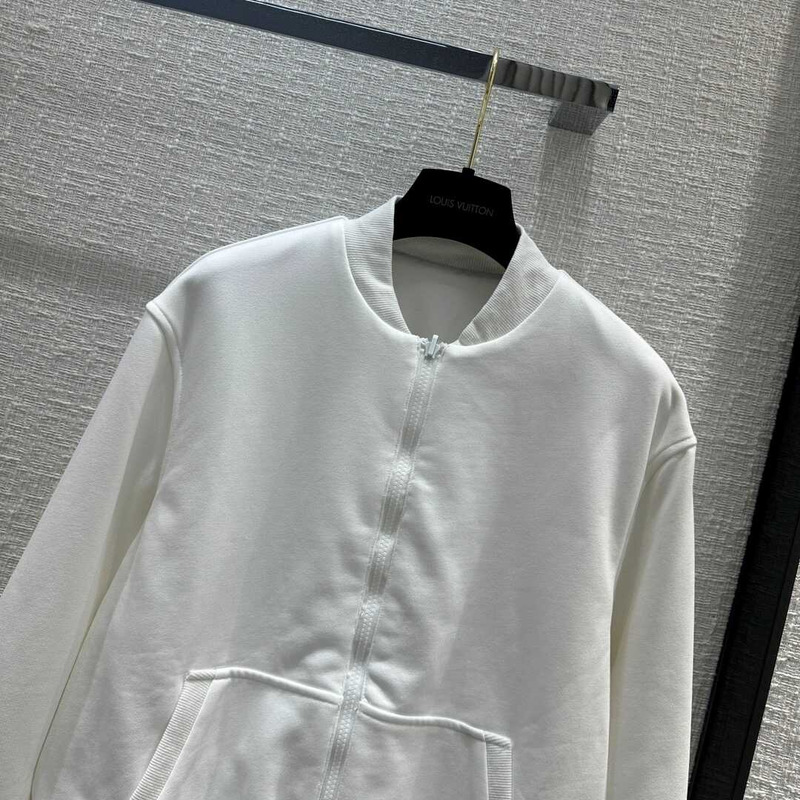 l**is V*t*n zip jacket white