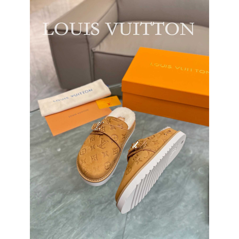 l**is V*t*n lv cosy flat comfort clog caramel
