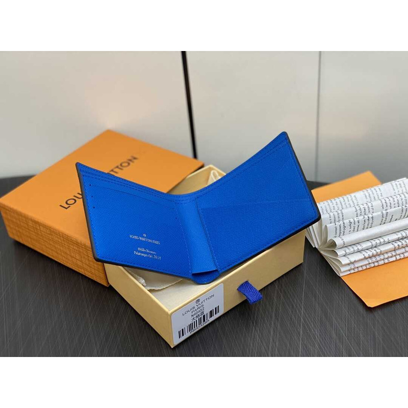 l**is V*t*n pocket organizer damier blue