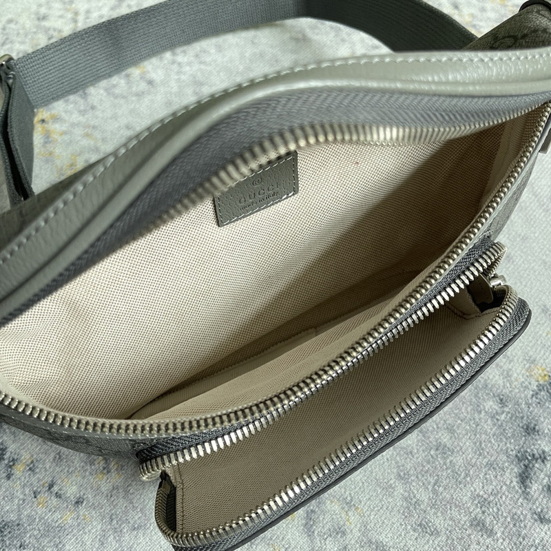 g*u*i ophidia belt bag grey and black gg S*p*e canvas