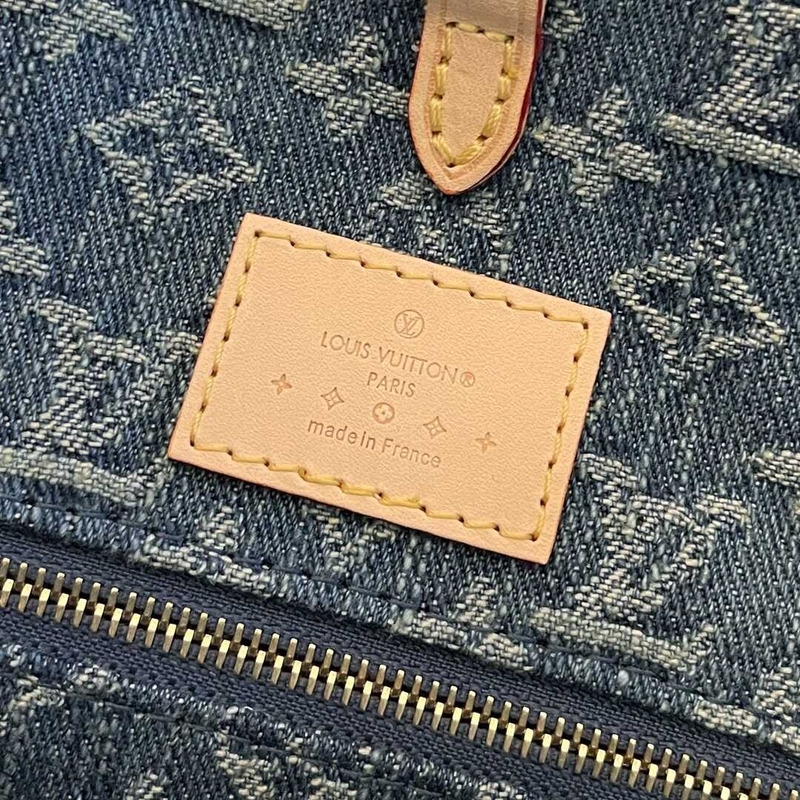 l**is V*t*n onthego mm tote bag denim blue