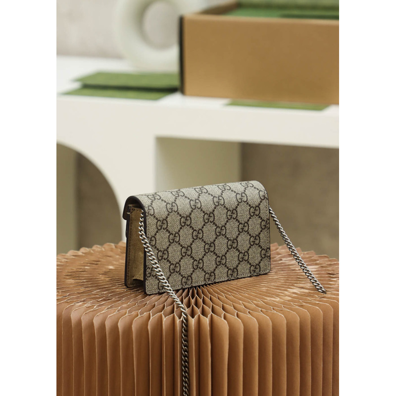 g*u*i dionysus gg S*per minin bag taupe