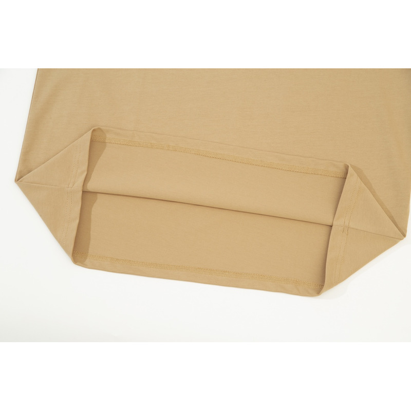 B**rry logo printed cotton t-shirt camel