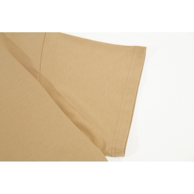 B**rry logo printed cotton t-shirt camel