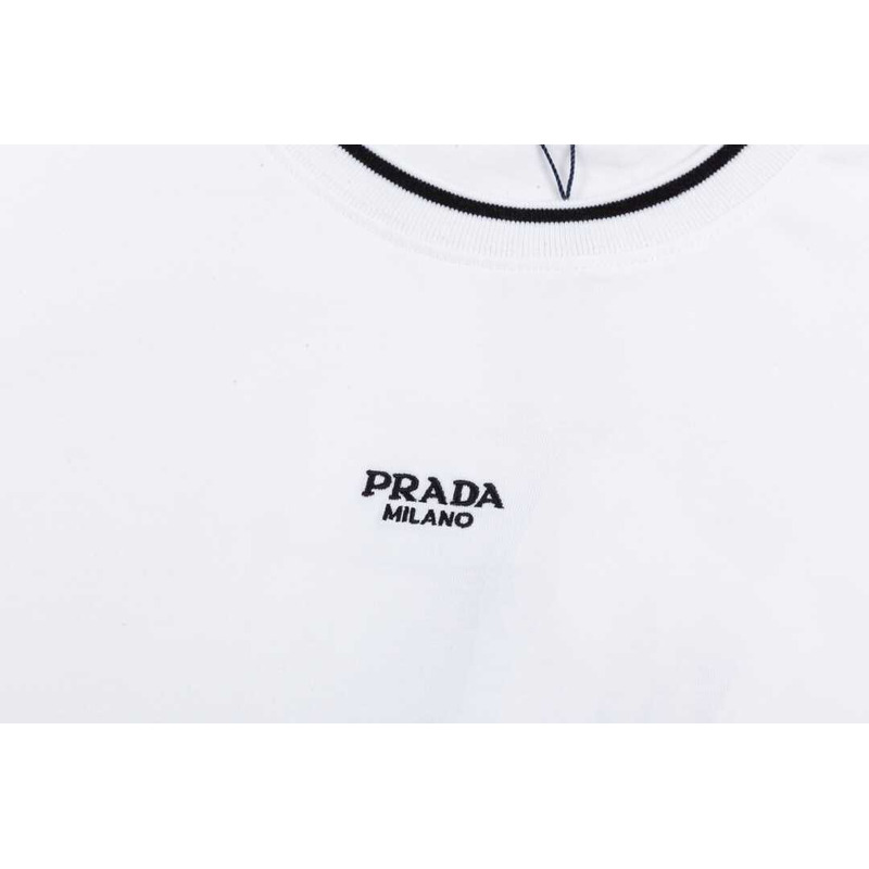 Pra*a cotton t-shirt white