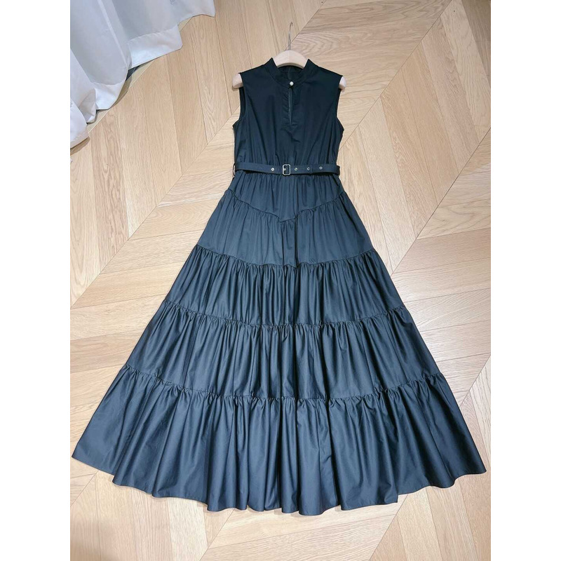 D*or mid-length dress black sleeveless