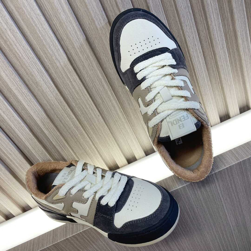 F**di match low top sneakers multi color