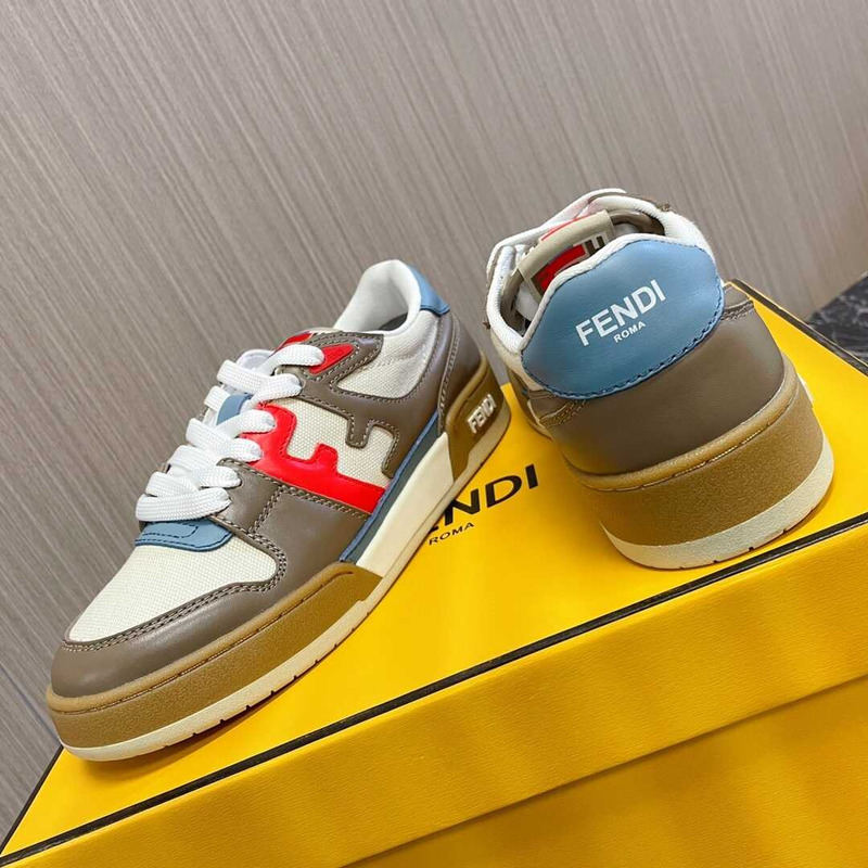 F**di match low top sneakers multi color