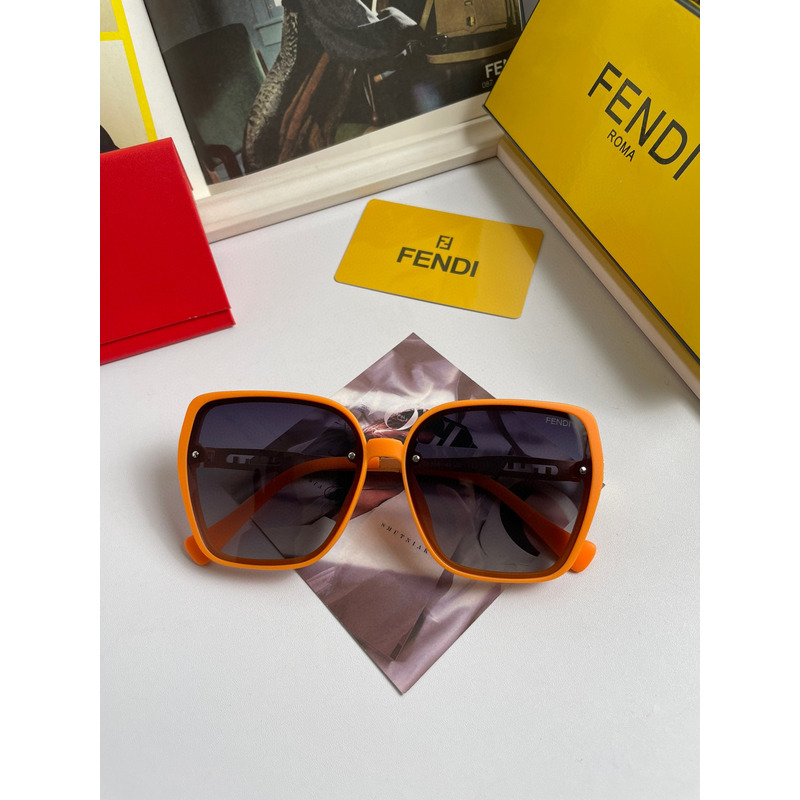 F**di sunglasses with orange frame