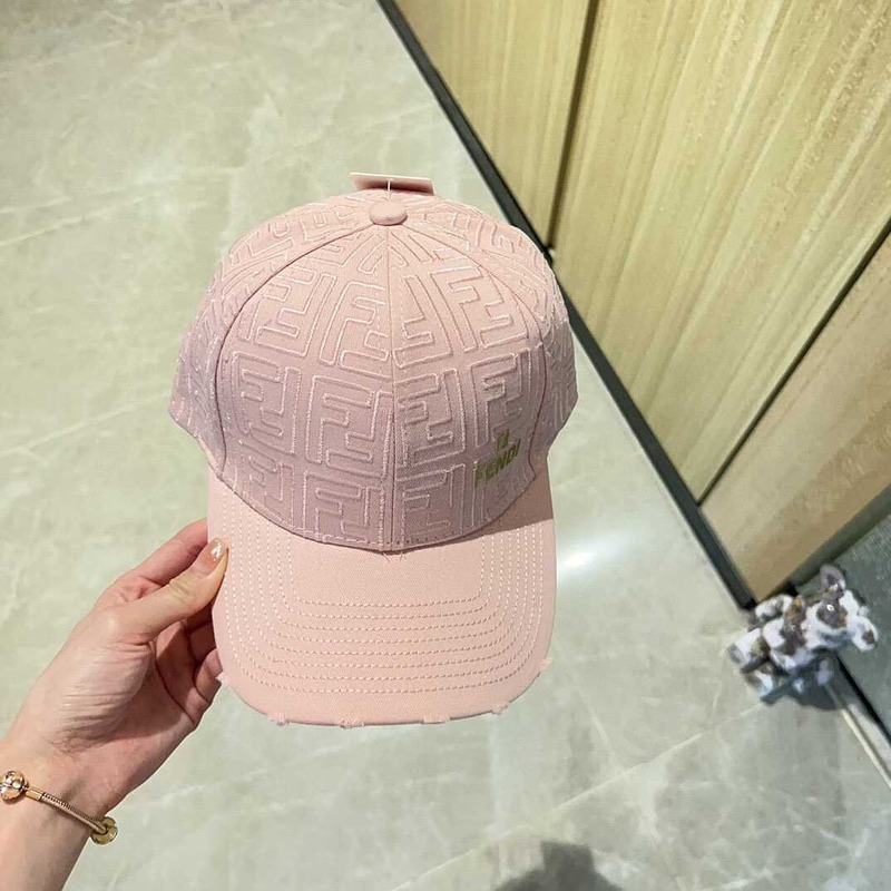 F**di fs F**di fashion show baseball cap pink