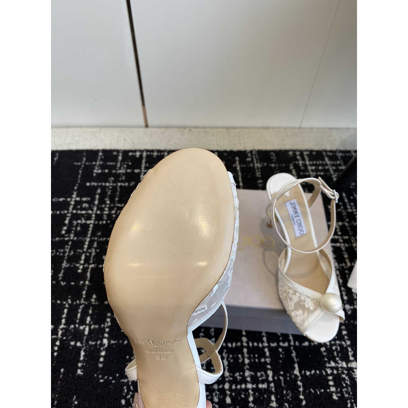 Jimmy Choo Sacora 85 Heels Ivory