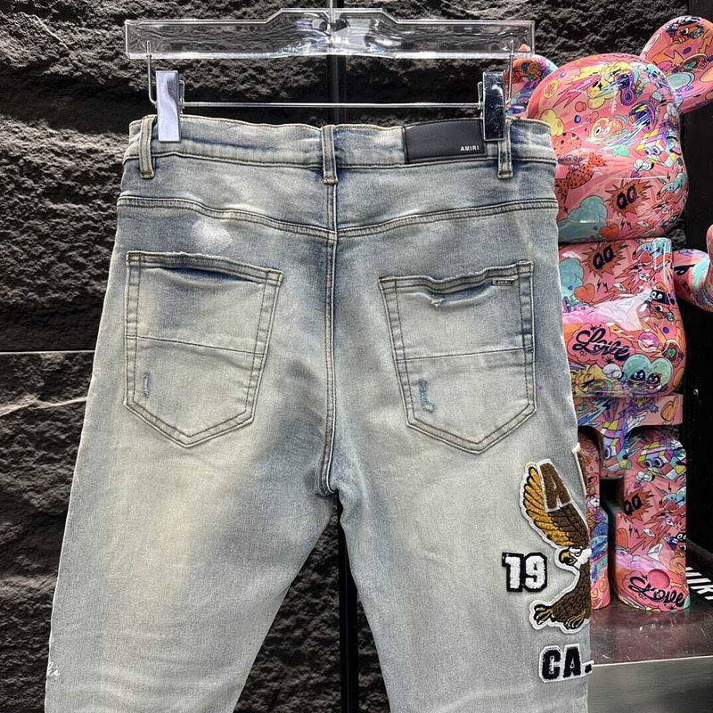 Amiri Varsity Straight Jean Blue